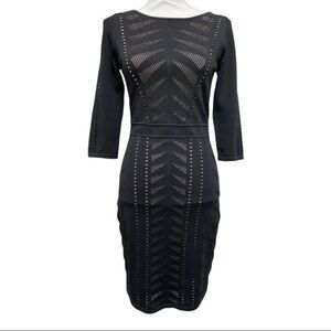 CALVIN KLEIN LONG SLEEVE KNIT DRESS